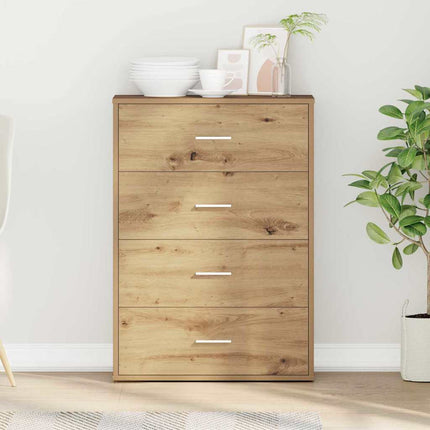 Sideboard med låda Artisan Ek 60 x 31 x 84 cm Konstruerat trä