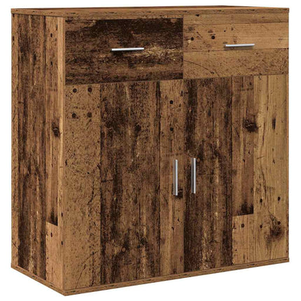 Sideboard Gammalt trä 78 x 38 x 80 cm Konstruerat trä