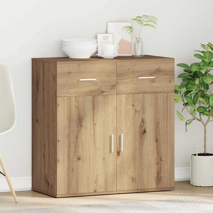 Sideboard med låda Artisan Ek 78 x 38 x 80 cm Konstruerat trä