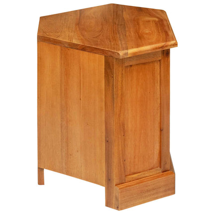 HörnTVSkåp Naturfärg 79 x 40 x 46 cm Massivt mahognyträ