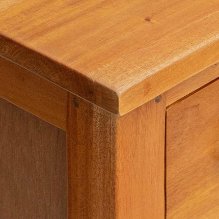 Kommode Naturfärg 45 x 35 x 100,5 cm Massivt mahognyträ