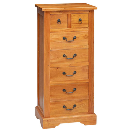 Kommode Naturfärg 45 x 35 x 100,5 cm Massivt mahognyträ