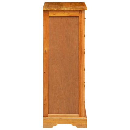 Kommode Naturfärg 45 x 35 x 100,5 cm Massivt mahognyträ