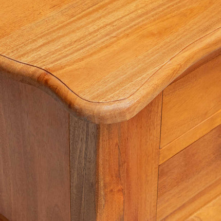 Sidobord Naturfärg 60,5 x 30 x 61 cm Massivt mahognyträ