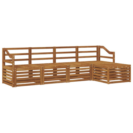 Utomhussoffset 5 pcs Naturfärg