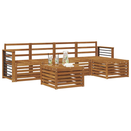 Utomhussoffset 6 st Naturfärg