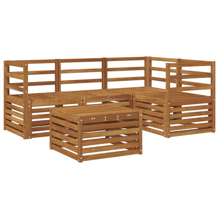 Utomhussoffset 5 pcs Naturfärg