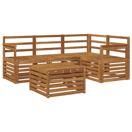 Utomhussoffset 5 st Naturfärg Polyester