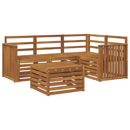 Utomhussoffset 5 pcs Naturfärg