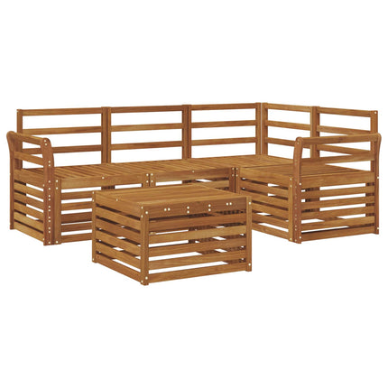 Utomhussoffset 5 pcs Naturfärg