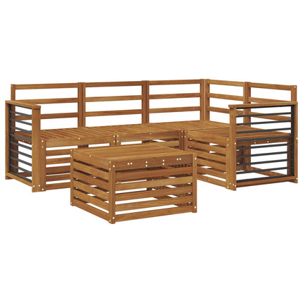 Utomhussoffset 5 st Naturfärg Polyester