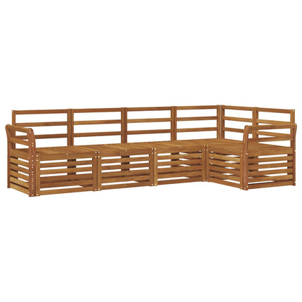 Utomhussoffset 5 st Naturfärg Polyester