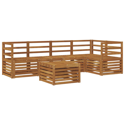 Utomhussoffset 6 st Naturfärg Polyester