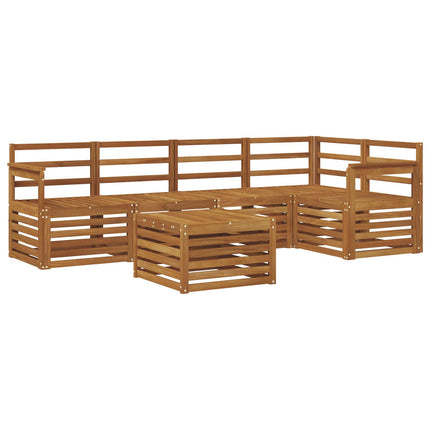 Utomhussoffset 6 st Naturfärg Polyester