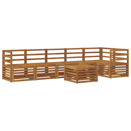 Utomhussoffset 7 st Naturfärg Polyester