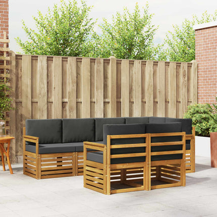 Sektionsoffgrupp med kudde 7 pcs Naturlig och Antracit