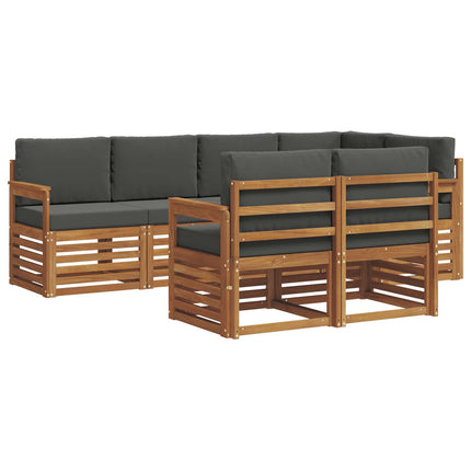 Sektionsoffgrupp med kudde 7 pcs Naturlig och Antracit