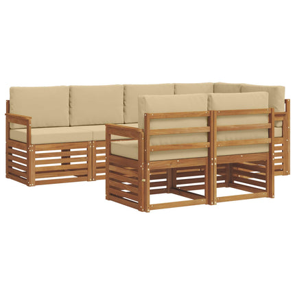 Sektionsoffgrupp med kudde 7 pcs Naturlig och Beige