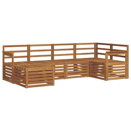 Utomhussoffset 6 st Naturfärg Polyester