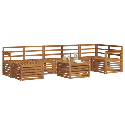 Utomhussoffset 8 st Naturfärg