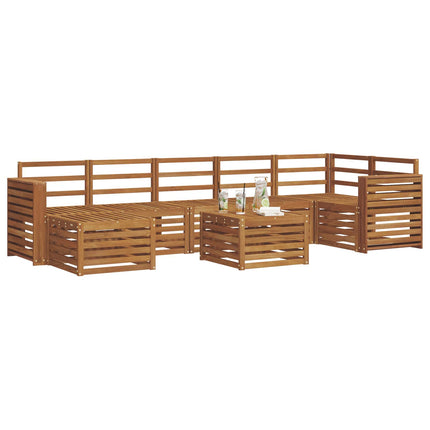 Utomhussoffset 8 st Naturfärg