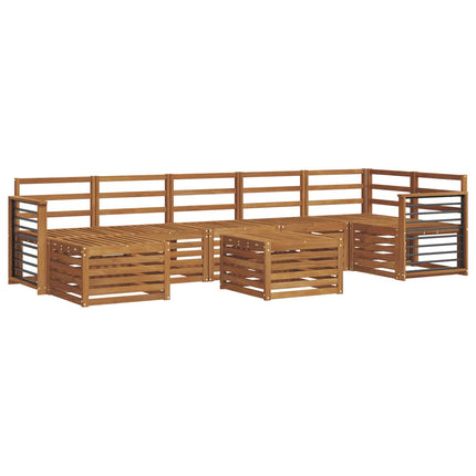 Utomhussoffset 8 st Naturfärg