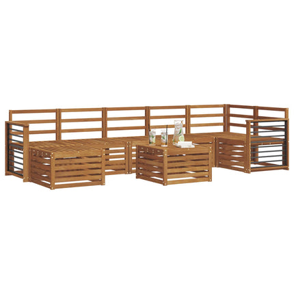 Utomhussoffset 8 st Naturfärg