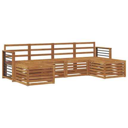 Utomhussoffset 6 st Naturfärg