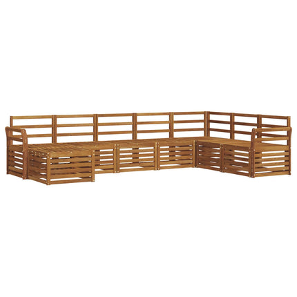 Utomhussoffset 8 st Naturfärg