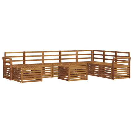 Utomhussoffset 9 st Naturfärg