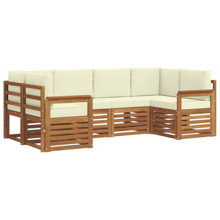 Sektionsoffgrupp med kudde 6 pcs Naturlig och Grädde
