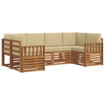 Sektionsoffgrupp med kudde 6 pcs Naturfärg