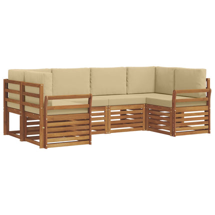 Sektionsoffgrupp med kudde 6 pcs Naturfärg