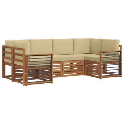 Sektionsoffgrupp med kudde 6 pcs Naturfärg