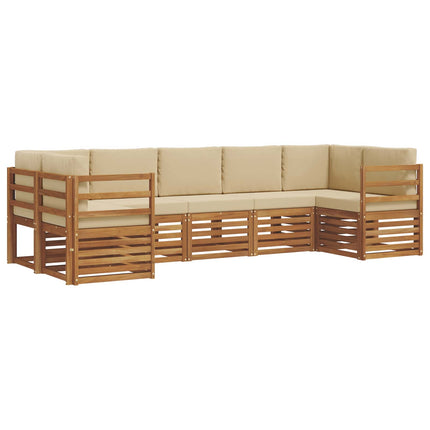 Sektionsoffgrupp med kudde 7 pcs Naturlig och Beige