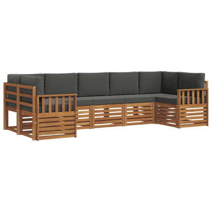 Sektionsoffgrupp med kudde 7 pcs Naturlig och Antracit