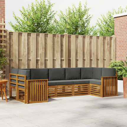 Sektionsoffgrupp med kudde 7 pcs Naturlig och Antracit