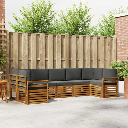 Sektionsoffgrupp med kudde 7 pcs Naturlig och Antracit