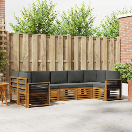 Sektionsoffgrupp med kudde 7 pcs Naturlig och Antracit