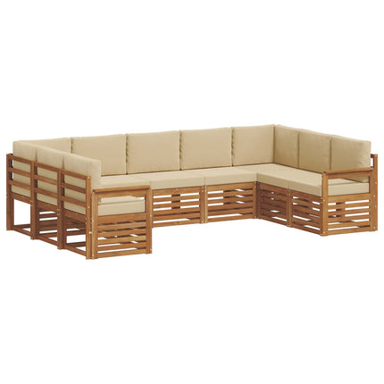 Sektionsoffgrupp med kudde 9 pcs Naturlig och Beige