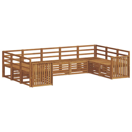 Utomhussoffset 9 st Naturfärg