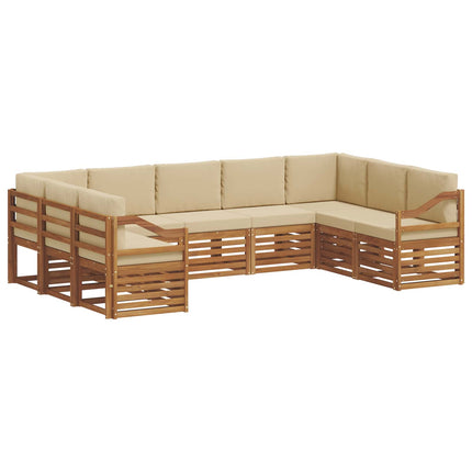 Utomhussoffset 9 st Naturlig och Beige