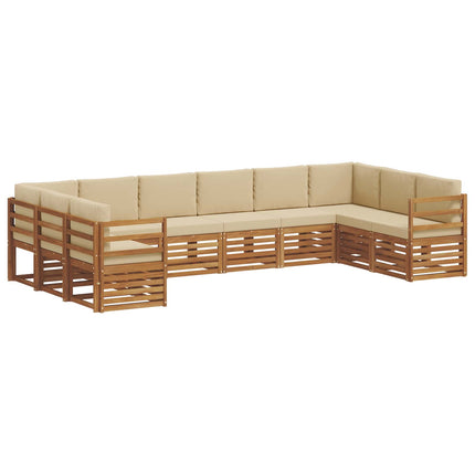 Sektionsoffgrupp med kudde 10 pcs Naturlig och Beige