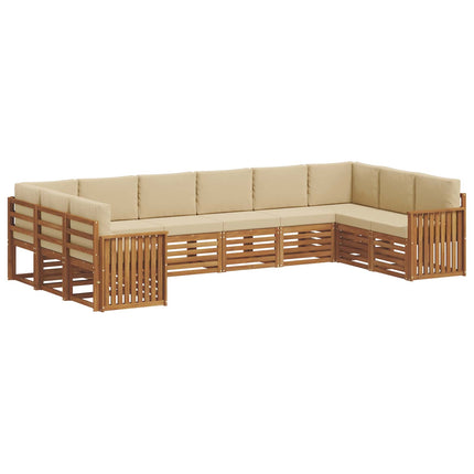 Sektionsoffgrupp med kudde 10 pcs Naturlig och Beige
