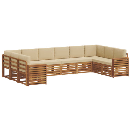 Sektionsoffgrupp med kudde 10 pcs Naturlig och Beige