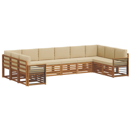 Sektionsoffgrupp med kudde 10 pcs Naturlig och Beige