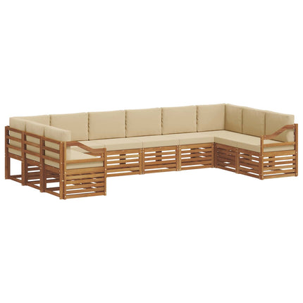 Sektionsoffgrupp med kudde 10 pcs Naturlig och Beige