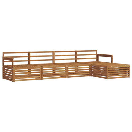 Utomhussoffset 5 pcs Naturfärg