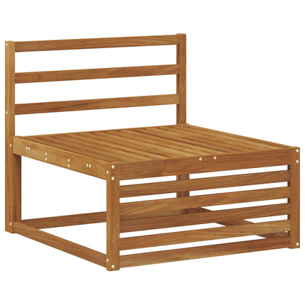 Utomhussoffset 5 pcs Naturfärg Massivt Akaciaträ