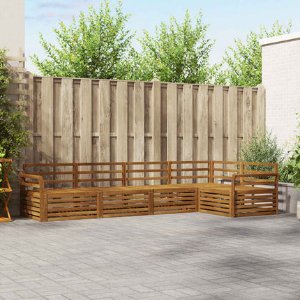 Utomhussoffset 5 pcs Naturfärg